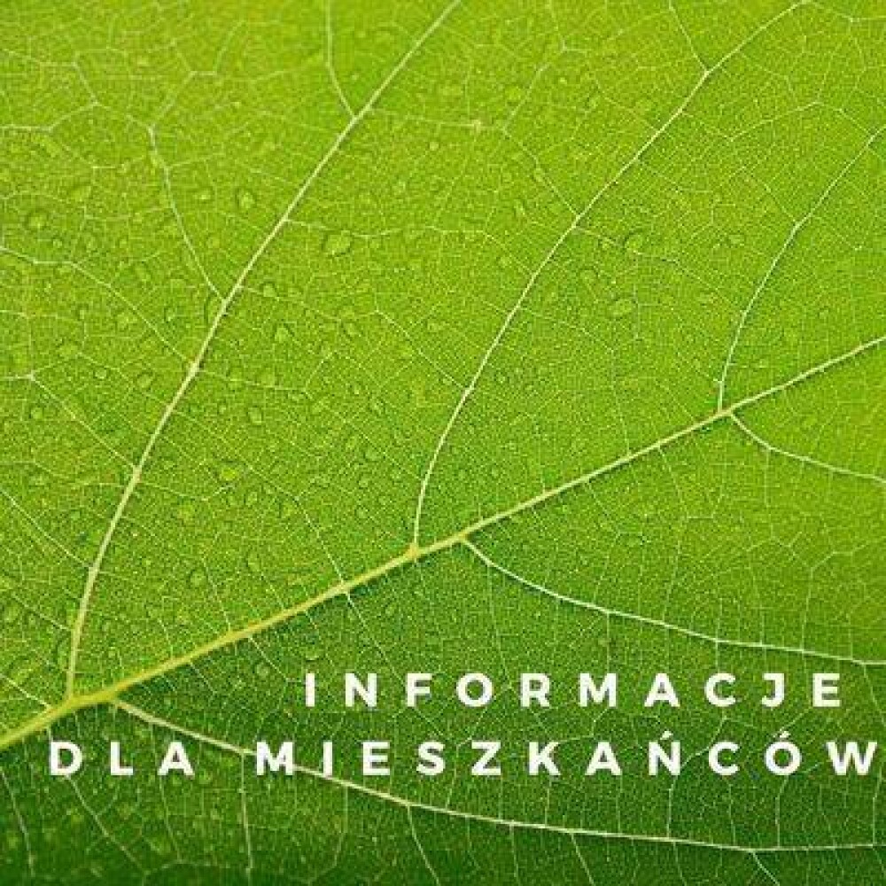 Informacje dla Mieszkańców