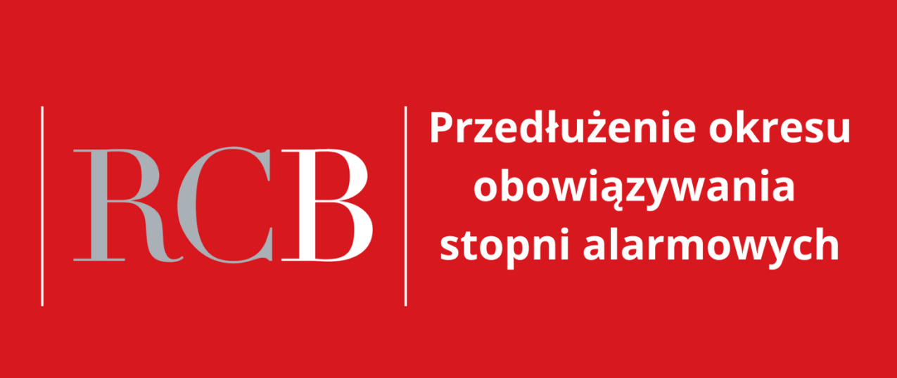 Grafika informująca o stopniu alarmowym BRAVO