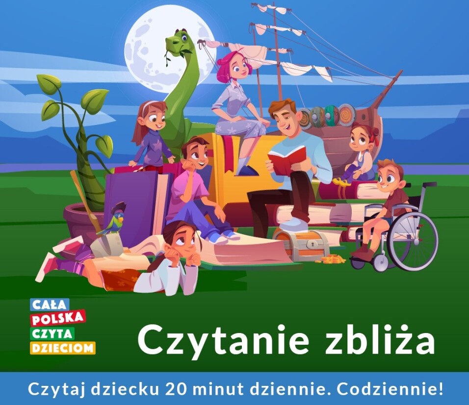 Czytanie zbliża - grafika