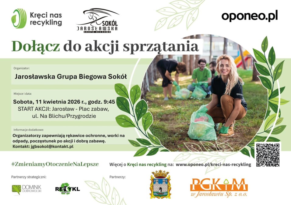 Ekologiczna akcja Kręci nas recykling - grafika