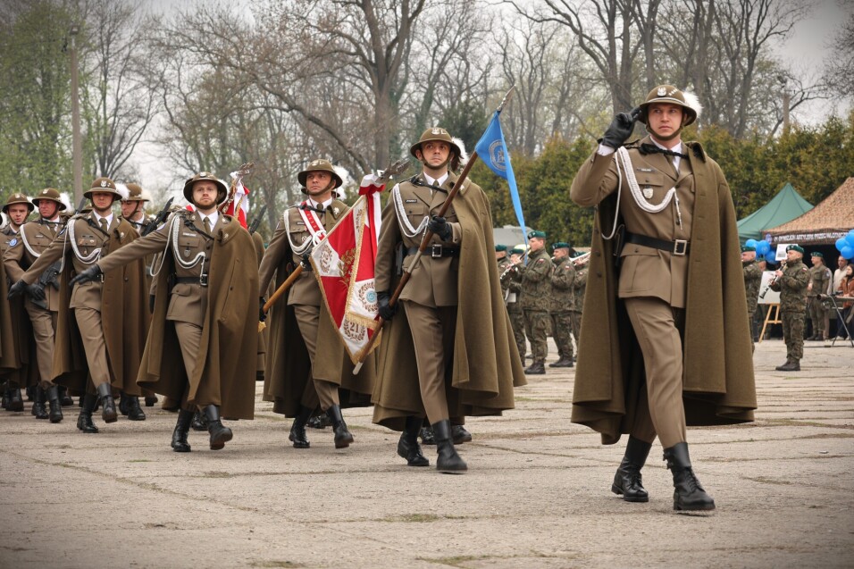 Święto 21 Dywizjonu Artylerii Przeciwlotniczej im. gen. dyw. Józefa Ludwika Zająca w&nbsp;Jarosławiu - defilada